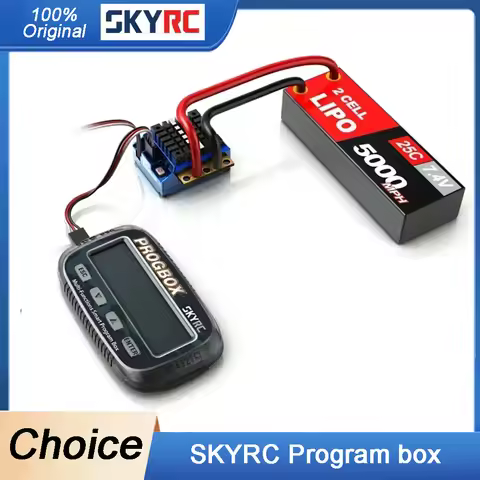 SKYRC PROGBOX Six-in-one Smart Program Box - ESC Setting/Servo Tester/Motor KV/RPM Tester/Lipo Batte