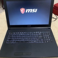 MSI Laptop Gaming RAM 16GB 1TB HDD Intel i7 28GHz Windows 10 Pro (Bekas)