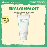 [24 OCT (8PM) - 31 OCT (11.59PM) | BUY 2 at 10%OFF] INNISFREE Green Tea Amino Hydrating Cleansing Fo