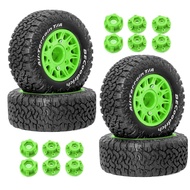4pcs 113mm 1/10 Short Course Truck Tires Tyre Wheel with 5 / 7 / 12mm Hex for Slash Arrma Senton Hua