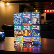 Sách tiếng anh Writing Framework nhập màu 18 quyển 3 level kèm file audio