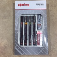 Rotring Technical Pen set of 4 ( 0.1 , 0.2 , 0.3 & 0.5 )