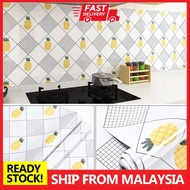 (Tiles) Pineapple Diamond Lattice Background Kitchen Tiles Furniture Refurbished Waterproof Wallpape