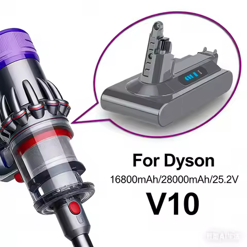 21.6V 16800mAh/28000mAh Replacement Battery for Dyson V7 Fluffy Animal Pro 225403 229687 Vacuum Clea