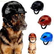 SUNSHINER Dog Helmet, Adjustable Solid Color Pet Motorcycle Helmet, Fashion Comfortable Fit Plastic 