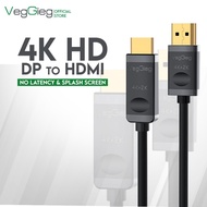 Cable DP to HDMI VegGieg 4K