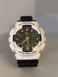 Casio G-Shock GA-100CS 白色手錶