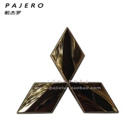 โลโก้รถสีทองเหมาะสำหรับมิตซูบิชิ Pajero V93โลโก้รถ V97ฝาครอบท้ายรถ Pajero กลาง3.8 V6