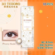 MI TESORO - Mi Tesoro 日拋彩色隱形眼鏡 - Ivory Nude (10片裝) (度數 -0.00)