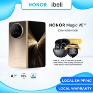 [NEW] HONOR Magic V5 5G Smartphone 32(16+16)GB+512GB Snapdragon 8 Elite 64MP Telephoto Camera Androi