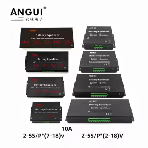 ANGUI BM102S 3S 4S 5S 12V Battery Equalizer Active Balancer Batteries Protecter Lead Acid Li-ion 24V