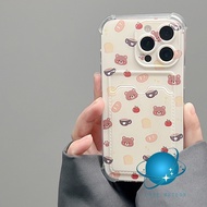 Bear Bread Soft Case HP OPPO A18 A38 A58 A5s A9 A5 A57 A15s A16e A17 A53 A33 A54 A55 A74 A78 A77s A9