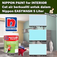 Nippon Paint EasyWash Interior collection 5 Liter Laid Back 1056P / Summer Ice 1558P / Water Blue 18