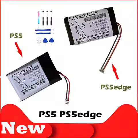 1800mAh~3800mA for Sony PlayStation 5 Dualsense CFI-ZCT1W CFI-ZCT1J Wireless Controller PS5 Edge Con