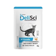 DeliSci Excella อาหารฟื้นฟูสําหรับสัตว์ป่วย [ยกลัง 48 ซอง] ขาดสารอาหาร พักฟื้นหลังการผ่าตัด ให้พลังง
