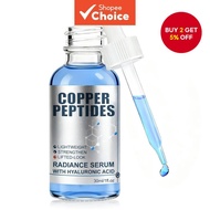 Copper Peptide Facial Serum GHK-Cu Hyaluronic Acid Lightweight Hydrating