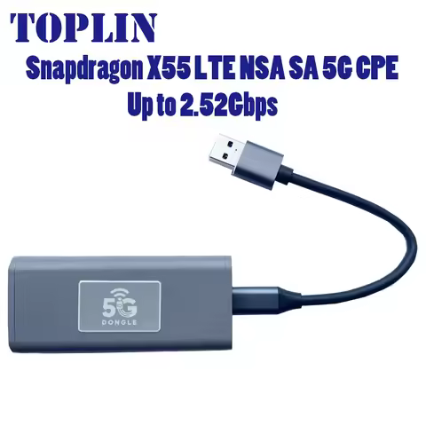 New SDX55 LTE 4G NSA SA 5G Module SG500M2-X 5G CPE 2.52Gpbs USB3.1 For Desktop Laptop PC