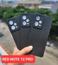 Xiaomi Redmi Note 12 Pro 5G Case Softcase BLACK MATTE CAMERA PROTECTION Case Casing Hp Xiaomi Redmi Note 12 Pro 5G