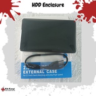 2.5 Inch USB 3.0 External Hard Drive Case – HDD SSD Enclosure Superspeed 6TB Max + Cable