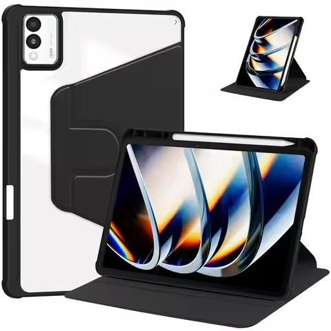 Tablet Case for Funda Tecno MegaPad 11 LTE Case Pencil Holder 11" Tablet PC 360 Degree Rotation Stan
