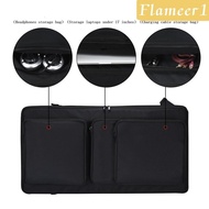 [flameer1] DJ Controller Storage Bag Suitcase Polyester Scratch Resistant Black Turntable Carrying Case