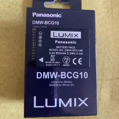 100%Original 895mAh for Panasonic DMW-BCG10GK BCG10PP BCG10E DMC-ZS1 ZS3 ZS5 ZS7 ZS8 ZS10 ZS15 ZS20 