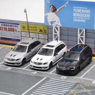 Flame 1: 64 Benz C63 AMG Edition 507 Wagon Alloy Car Model Die-Casting Car Toy Collection Birthday G