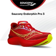 Saucony Endorphin Pro 3 Road Running Race Shoes Men - Red Poppy S20755-16