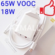 (65W) 10V/6.5A SuperVOOC Type C Adapter Charger Cable Set for Oppo Ace2 Reno7 Pro Reno6 Reno 7 6 5 4 SE Find X2 X3 X5 X