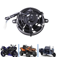 5 Inch Universal Motorcycle Radiator Cooling Fan Oil Cooler Water Cooler Electric Fan Suitable for D