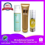 New Acbegone Set 3in1 (WII Essence Gel, Cleanser and Peel Off Mask)