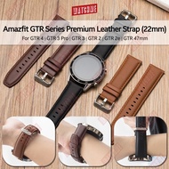Amazfit Watch GTR Series Strap, Premium Leather Series 22mm (For GTR 4, GTR 3 PRO, GTR 3, GTR 2, GTR