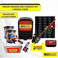 Maxson Complete Set M20 2.0 Joule Crilight (1 - 2 Acre)