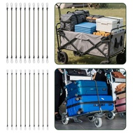 Pack of 10 Latex Tension Rope with Carabiner Elastic Luggage Tensioning Rope with Carabiner 35/48 in