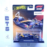 Hot Wheels Premium Formula 1 F1 2025 McLaren Formula 1 Team 4 F1 Diecast