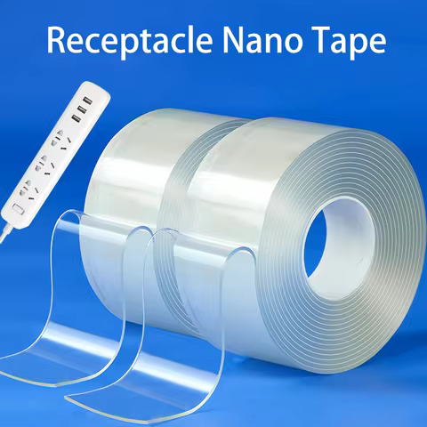 Nano Tape Double-Sided Adhesive High Viscosity Wall Fixing No Trace 1M/3M/5M Length