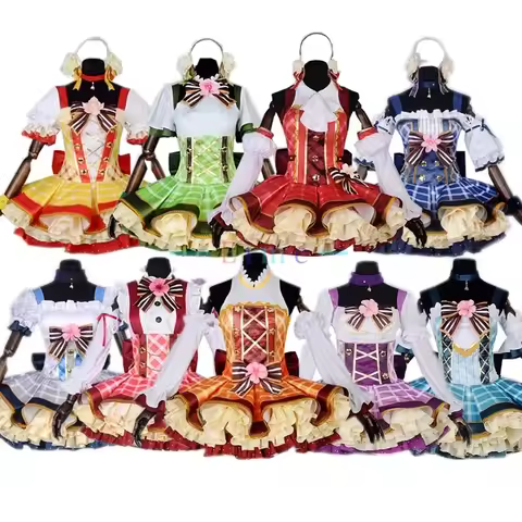 Anime Lovelive Flower Bouquet Cosplay Costume Yazawa Nico Nozomi Tojo Eli Rin Umi Kotori Maki Cospla