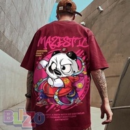 JAPANESE BLACK DISTRO T-SHIRTS MEN'S WOMEN'S T-SHIRTS CARTOON T-SHIRTS JAPANESE BLACK T-SHIRTS BIG S