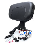 2-In-1อเนกประสงค์ Adjustalbe ไดรเวอร์พนักพิงผู้โดยสารหลังพร้อมฐานวางสัมภาระสำหรับ Honda CMX300 CMX50