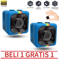 【Beli 1 gratis 1】Kamera Mini Pengintai SQ 11 Action Cam 12MP Night Vision Spy Cam / Camera Mini Spy