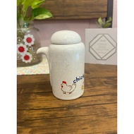 Sauce Jug Cute Chicken Pattern Size 4 (Measured Including Lid)
