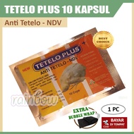 Tetelo Plus isi 10 Kapsul  Obat Anti Tetelo Ndv Ayam Obat Ayam Tetelo