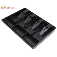 Cash Register Drawer -  Tray Replacement 4 Bill/3 Coin Cash Register Insert Tray,12.6 x 9.6 x 1.4Inc
