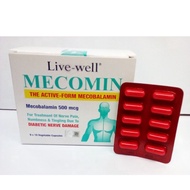 Live-Well Mecomin Mecobalamin 500mcg 10's Capsules