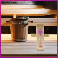 [Sharprepublic] Sauna 15 Minute Hourglass, Hourglass Wooden Sauna Timer, Robust Accessories,