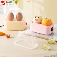 TOBIE Egg Cooker, Rapid Multi Function Electric Eggs Boiler, Egg Maker Auto-Off 2 Eggs Portable Egg 