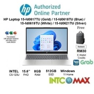 HP 15-fd0617TU/ 15-fd0618TU/ 15-fd0619TU/ 15-fd0621TU - (C5-120U/8GB/512GB SSD/Intel/15.6" FHD/WIN11