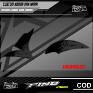 SIMPLE STRIPING YAMAHA FINO CARBON HAYABUSA ALREADY CUT, JUST STICK IT ON