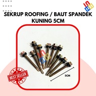 PER PCS Baut Roofing Spandek 5 cm / Baut Spandek LION/ Baut Drilling/ Skrup Spandek / Sekrup Spandek