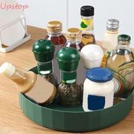 UPSTOP Turntable, Rotating Non-slip Cupboard Organizer,  Multifunction Plastics Spice Storage Rack